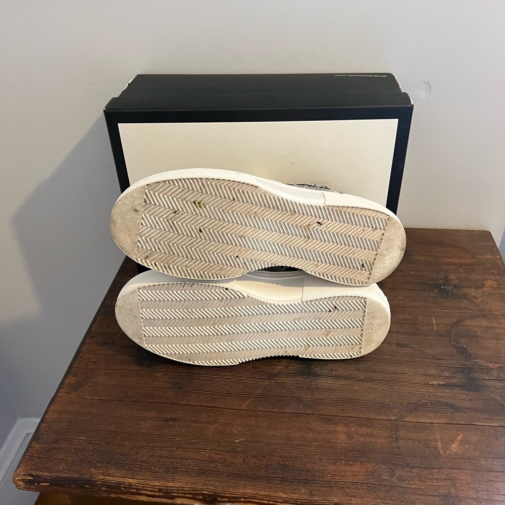 J Slides Snakeskin Platform Sneaker View 6
